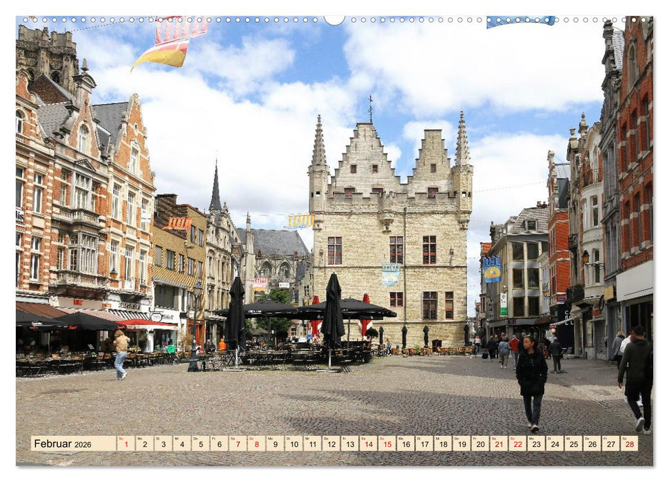 Das belgische Mecheln (CALVENDO Premium Wandkalender 2026)