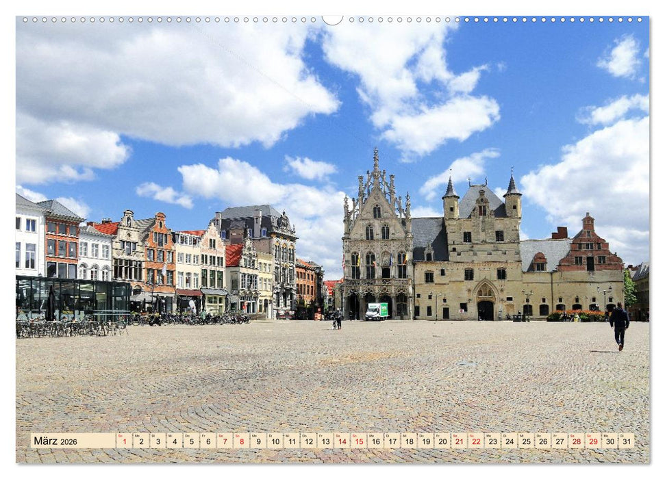 Das belgische Mecheln (CALVENDO Premium Wandkalender 2026)