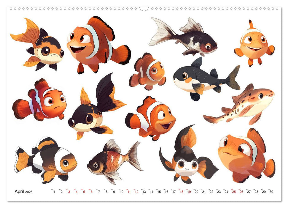 ComicZoo - eine lustige Tiertruppe (CALVENDO Wandkalender 2026)