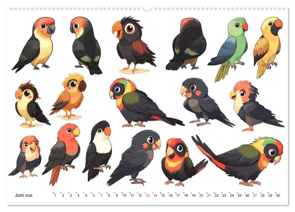 ComicZoo - eine lustige Tiertruppe (CALVENDO Premium Wandkalender 2026)