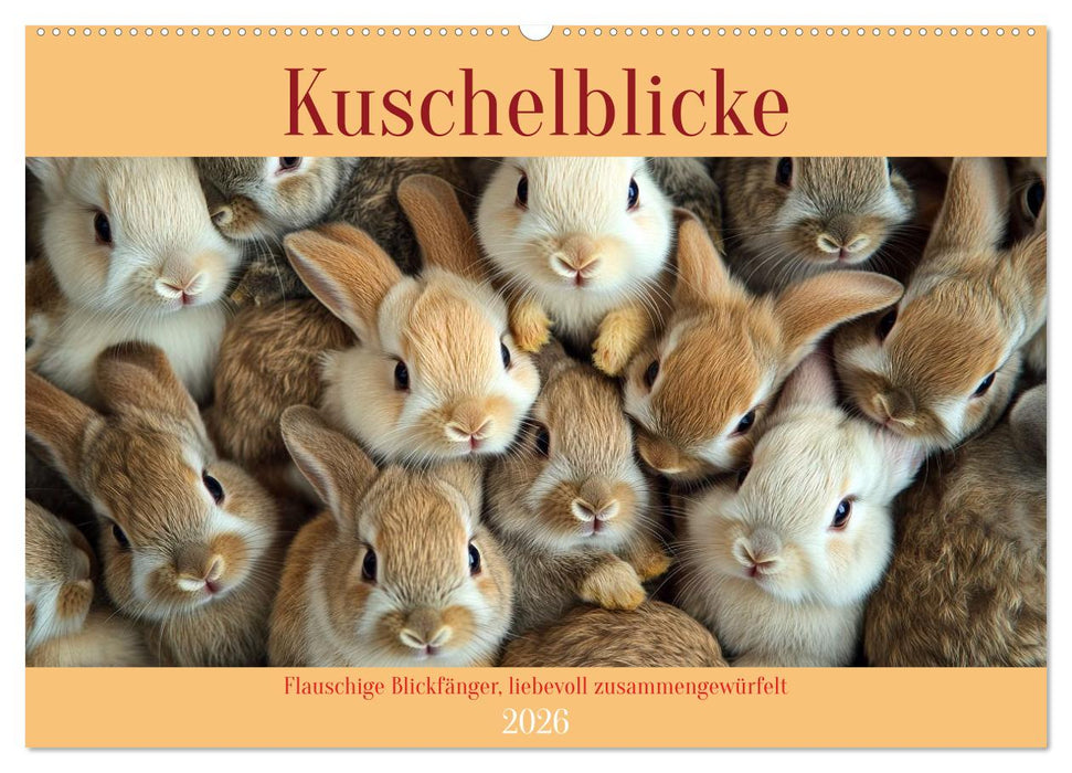 Kuschelblicke (CALVENDO Wandkalender 2026)