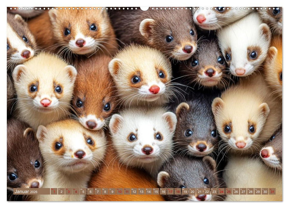 Kuschelblicke (CALVENDO Wandkalender 2026)