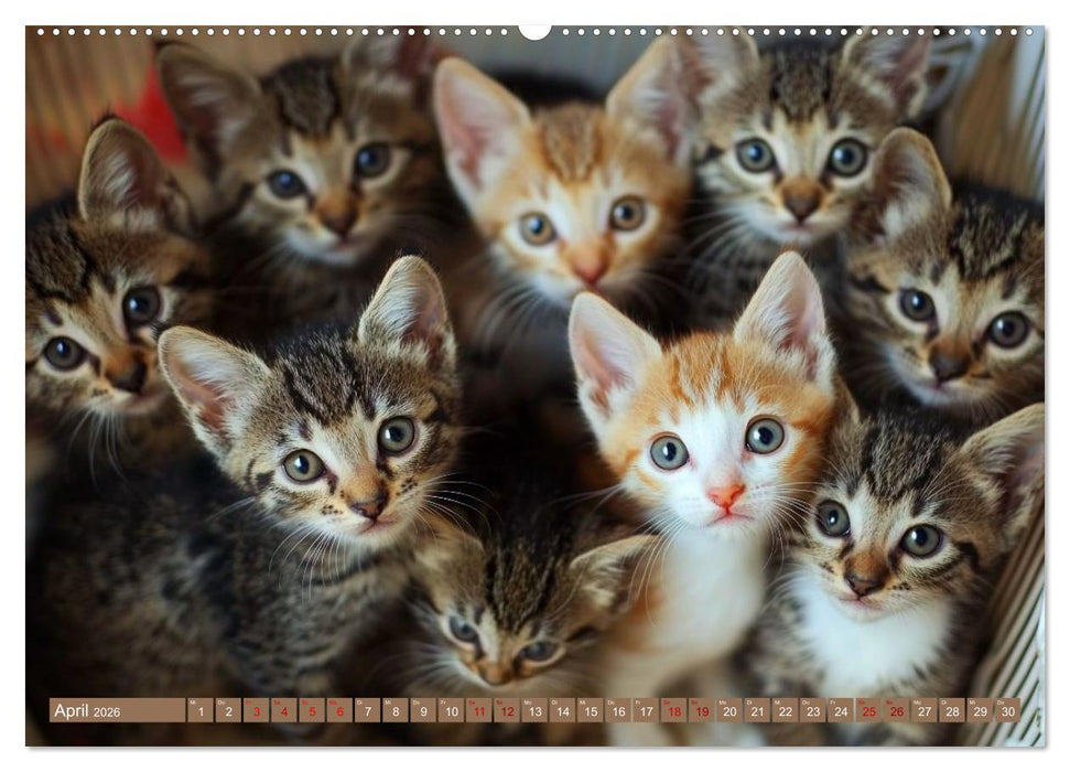 Kuschelblicke (CALVENDO Wandkalender 2026)