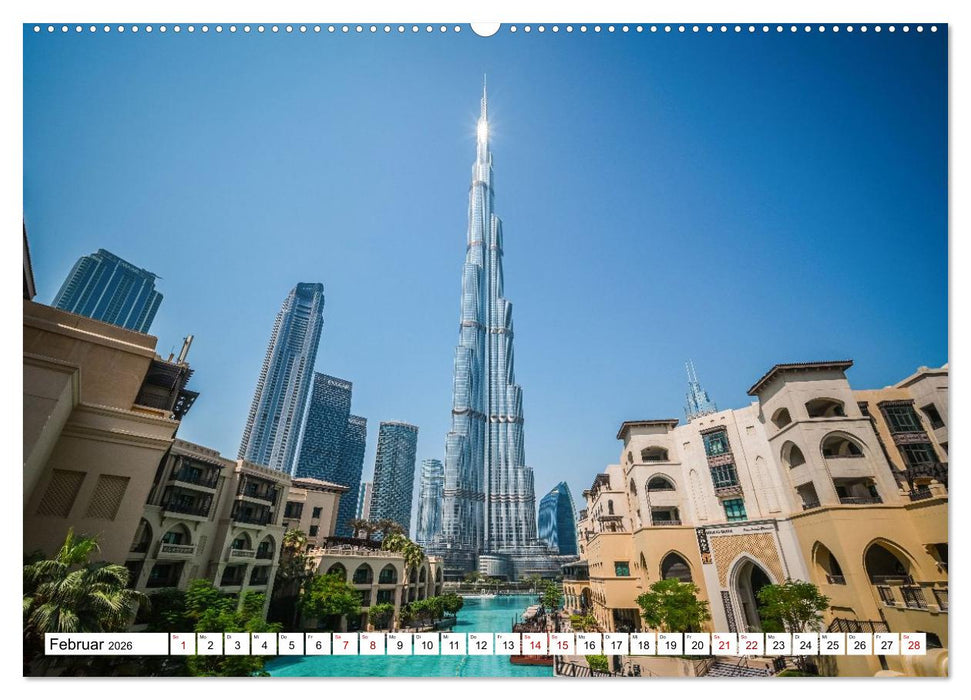 Wundervolles Dubai (CALVENDO Wandkalender 2026)