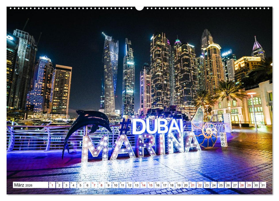Wundervolles Dubai (CALVENDO Wandkalender 2026)