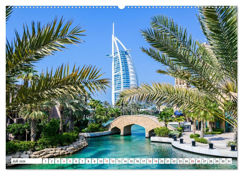 Wundervolles Dubai (CALVENDO Premium Wandkalender 2026)