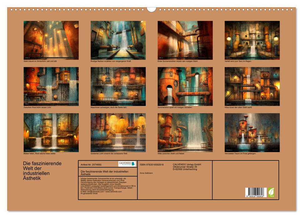 Die faszinierende Welt der industriellen Ästhetik (CALVENDO Wandkalender 2026)