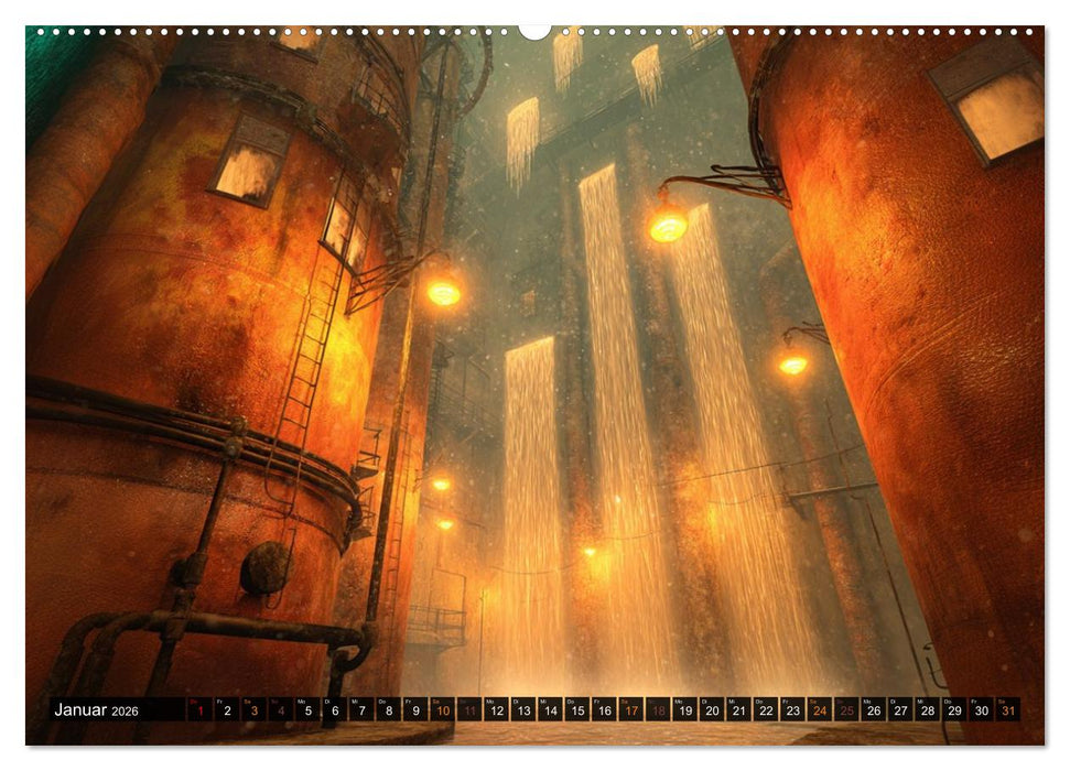 Die faszinierende Welt der industriellen Ästhetik (CALVENDO Wandkalender 2026)
