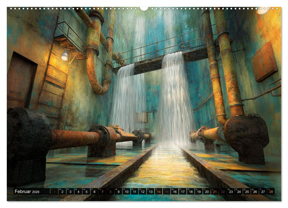 Die faszinierende Welt der industriellen Ästhetik (CALVENDO Wandkalender 2026)