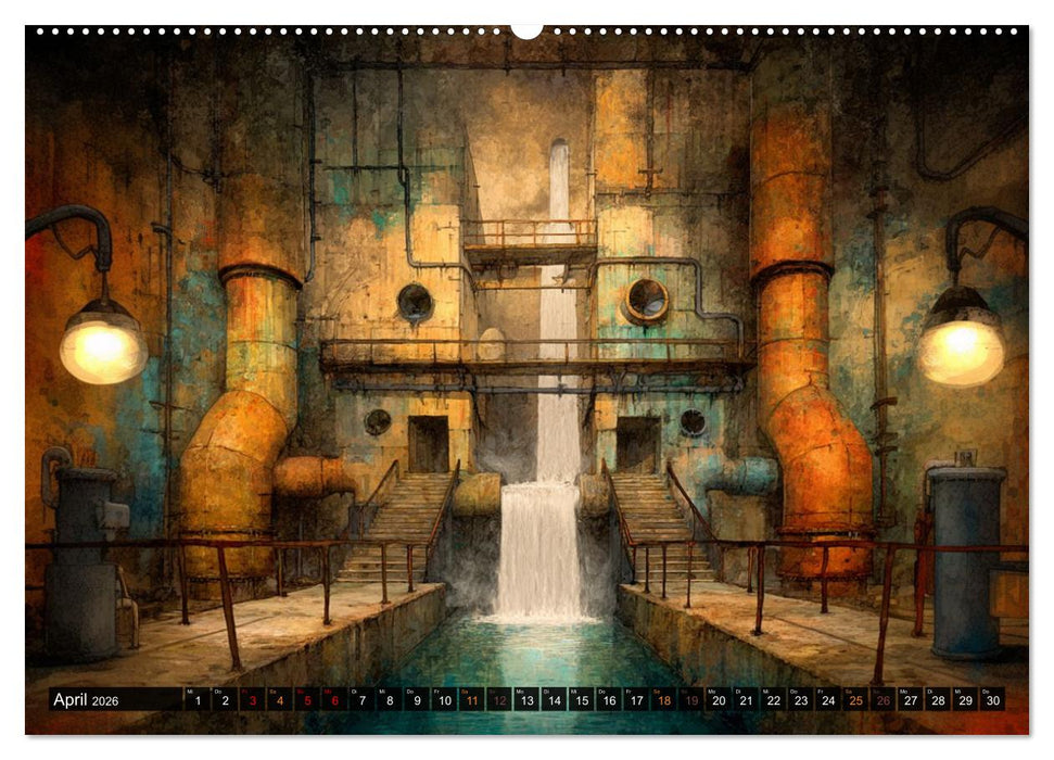 Die faszinierende Welt der industriellen Ästhetik (CALVENDO Wandkalender 2026)