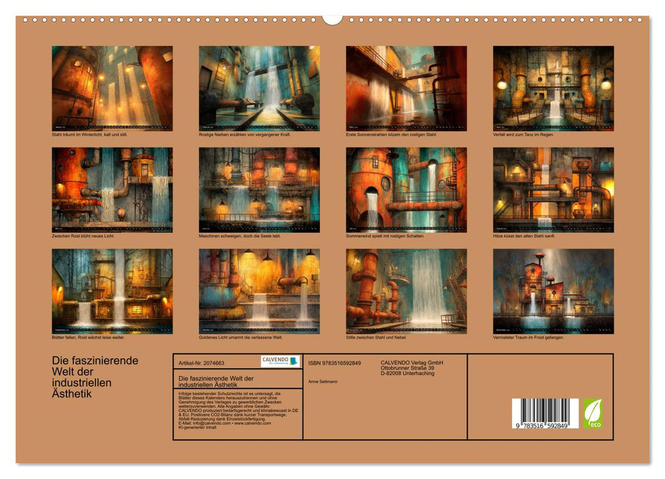 Die faszinierende Welt der industriellen Ästhetik (CALVENDO Premium Wandkalender 2026)