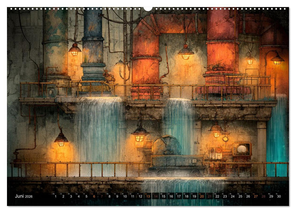 Die faszinierende Welt der industriellen Ästhetik (CALVENDO Premium Wandkalender 2026)