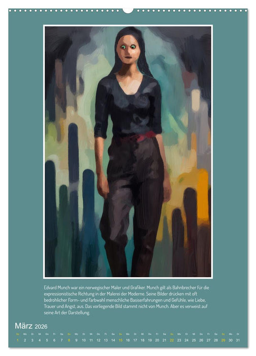 Facetten des Expressionismus (CALVENDO Premium Wandkalender 2026)