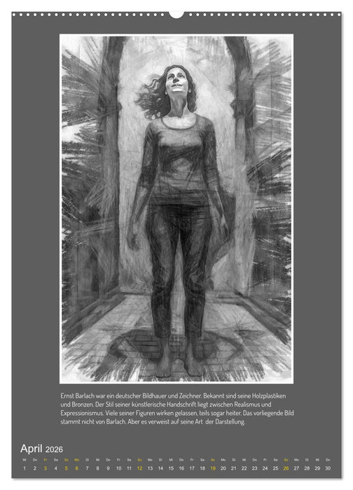 Facetten des Expressionismus (CALVENDO Premium Wandkalender 2026)