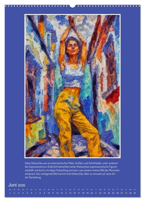 Facetten des Expressionismus (CALVENDO Premium Wandkalender 2026)