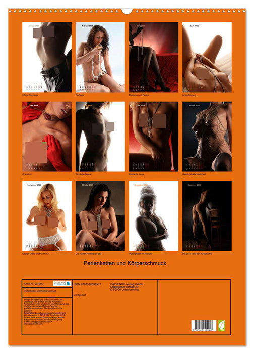 Perlenketten und Körperschmuck (CALVENDO Wandkalender 2026)