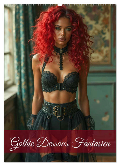 Gothic Dessous Fantasien (CALVENDO Wandkalender 2026)