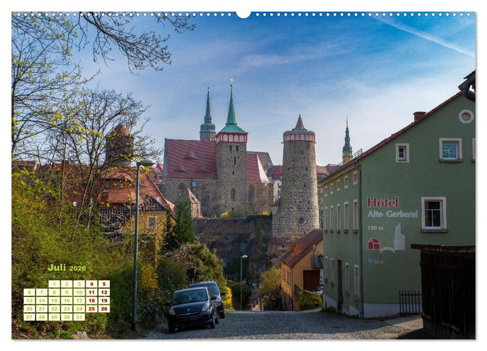 Bautzen neu erleben - Monat für Monat urban eingefangen (CALVENDO Premium Wandkalender 2026)