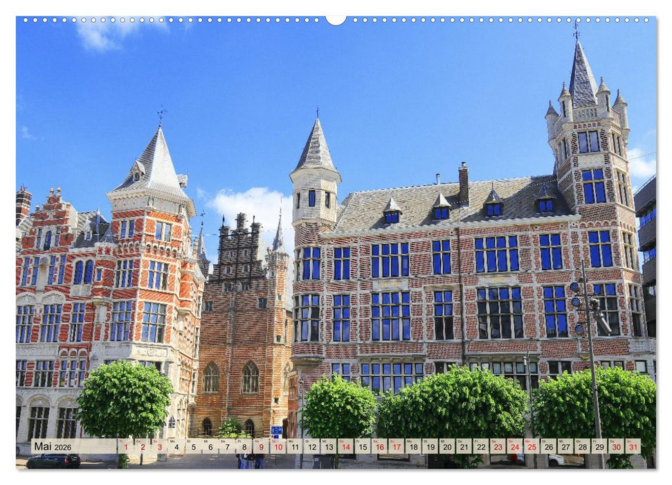 Antwerpen - Faszinierende Großstadt (CALVENDO Wandkalender 2026)