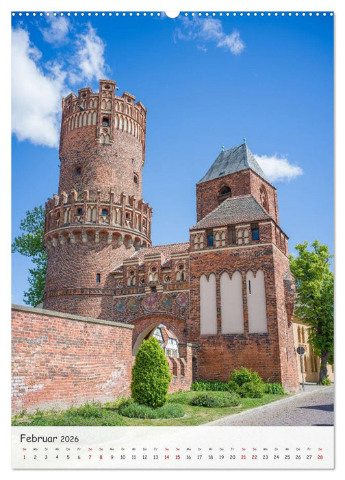 Tangermünde - Historische Altstadt an der Elbe (CALVENDO Wandkalender 2026)