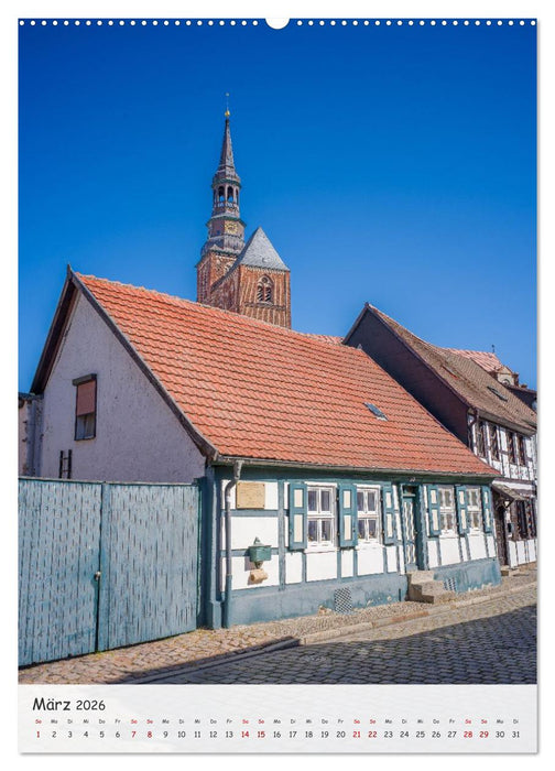 Tangermünde - Historische Altstadt an der Elbe (CALVENDO Wandkalender 2026)
