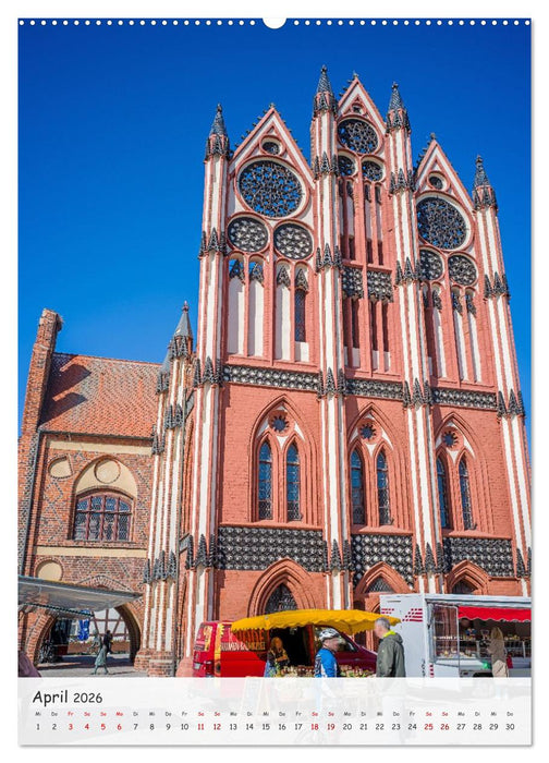 Tangermünde - Historische Altstadt an der Elbe (CALVENDO Wandkalender 2026)