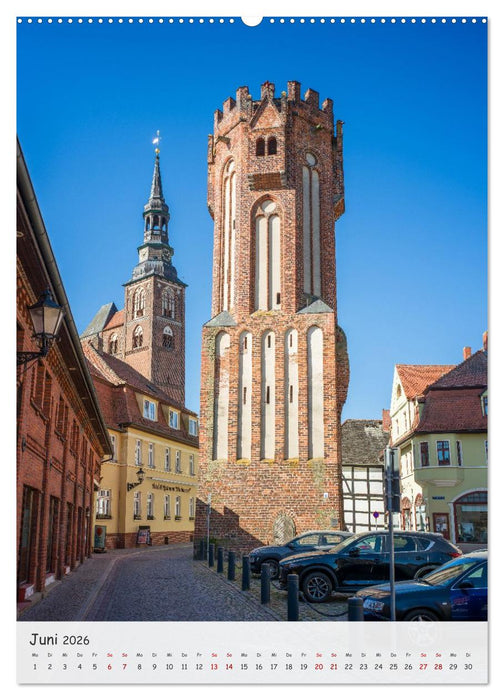 Tangermünde - Historische Altstadt an der Elbe (CALVENDO Wandkalender 2026)