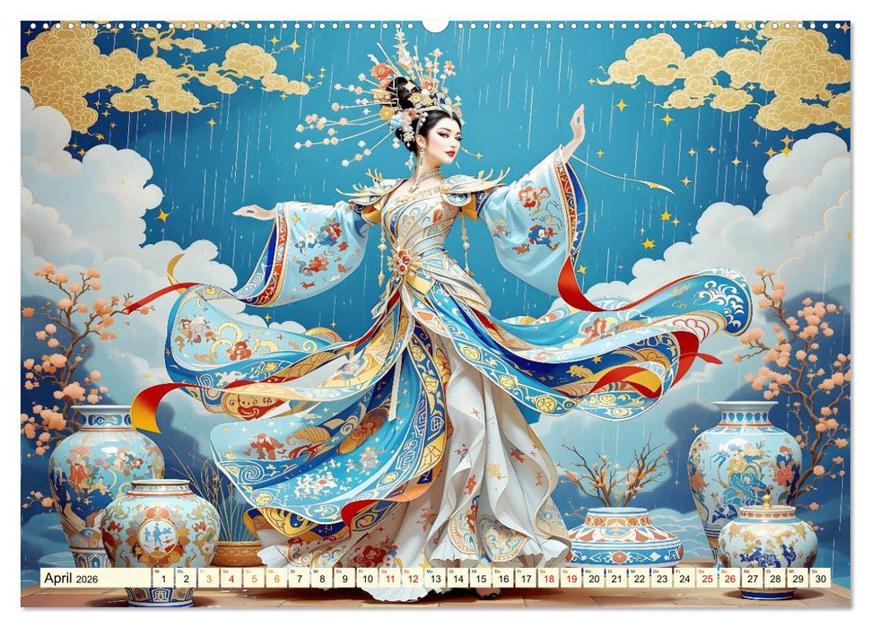 Rhythmus der chinesischen Anmut (CALVENDO Wandkalender 2026)