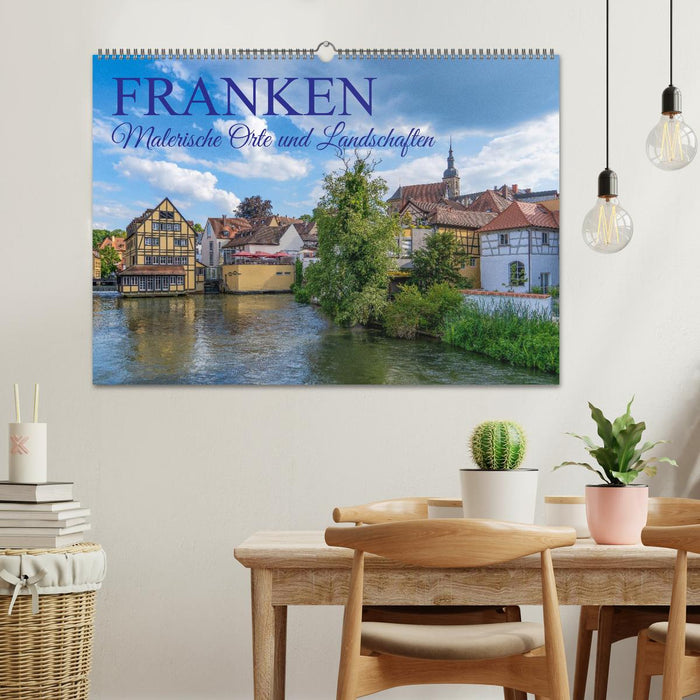 Franken - Malerische Orte und Landschaften (CALVENDO Wandkalender 2026)