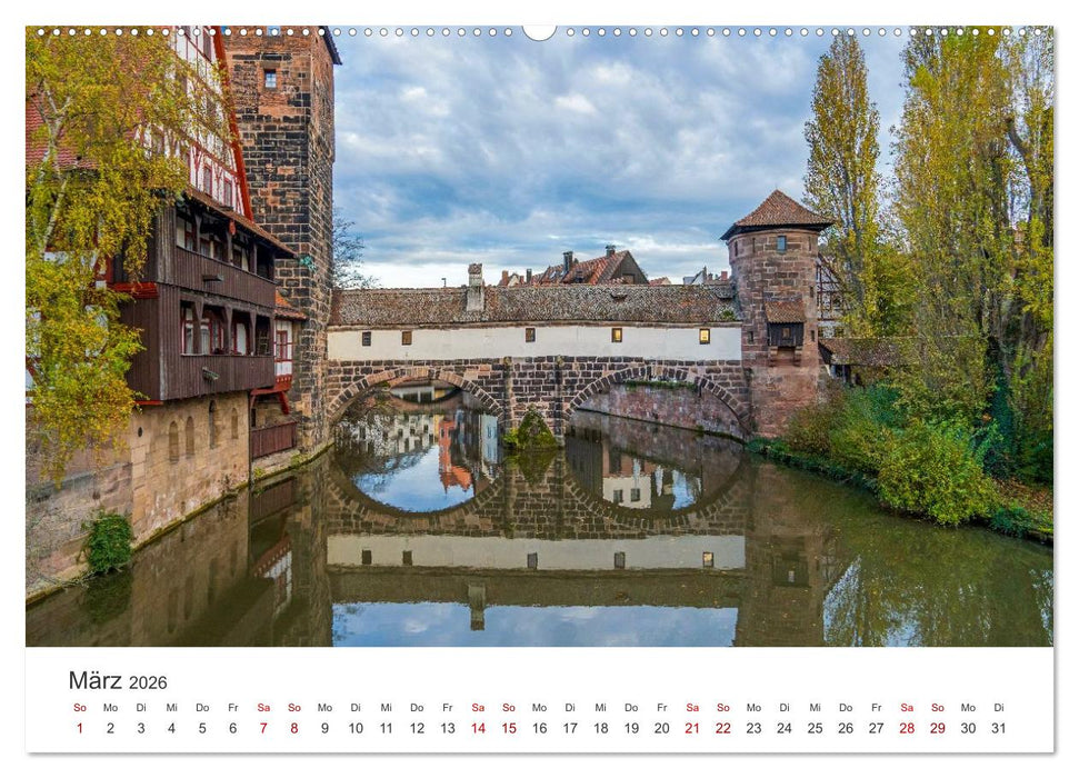 Franken - Malerische Orte und Landschaften (CALVENDO Wandkalender 2026)