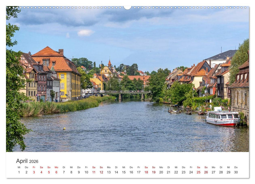 Franken - Malerische Orte und Landschaften (CALVENDO Wandkalender 2026)