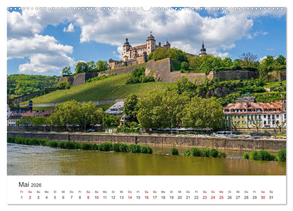 Franken - Malerische Orte und Landschaften (CALVENDO Wandkalender 2026)
