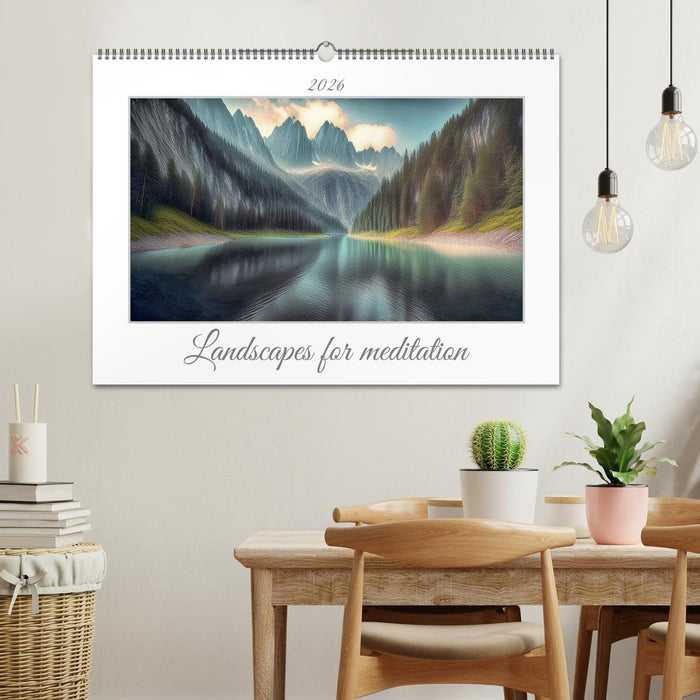 Landscapes for Meditation (CALVENDO Monthly Calendar 2026)