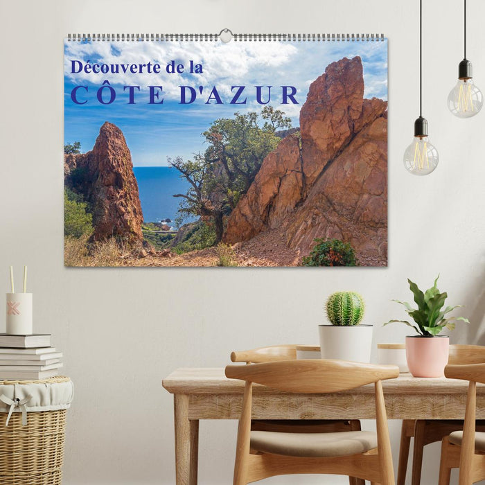 Découverte de la Côte d'Azur (CALVENDO Calendrier mensuel 2026)