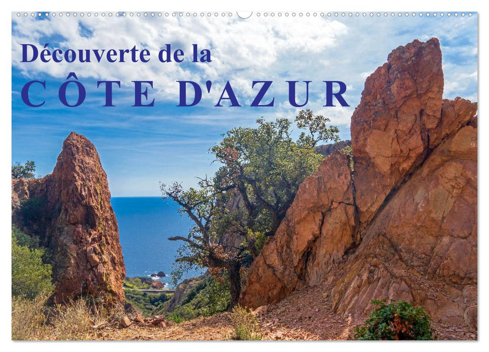 Découverte de la Côte d'Azur (CALVENDO Calendrier mensuel 2026)