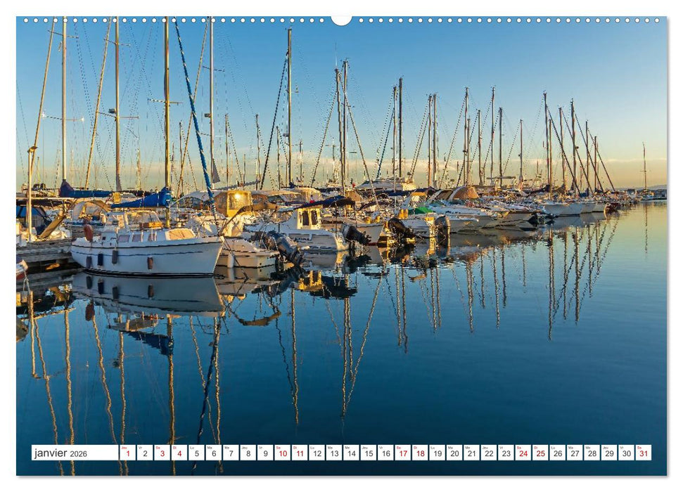 Découverte de la Côte d'Azur (CALVENDO Calendrier mensuel 2026)