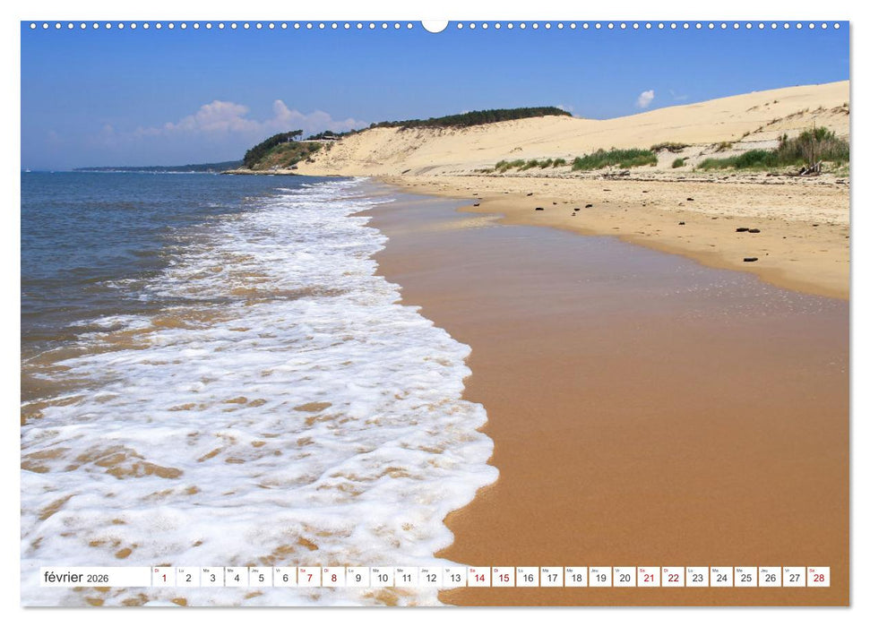 Découvrir la région Nouvelle-Aquitaine (CALVENDO Calendrier supérieur 2026)