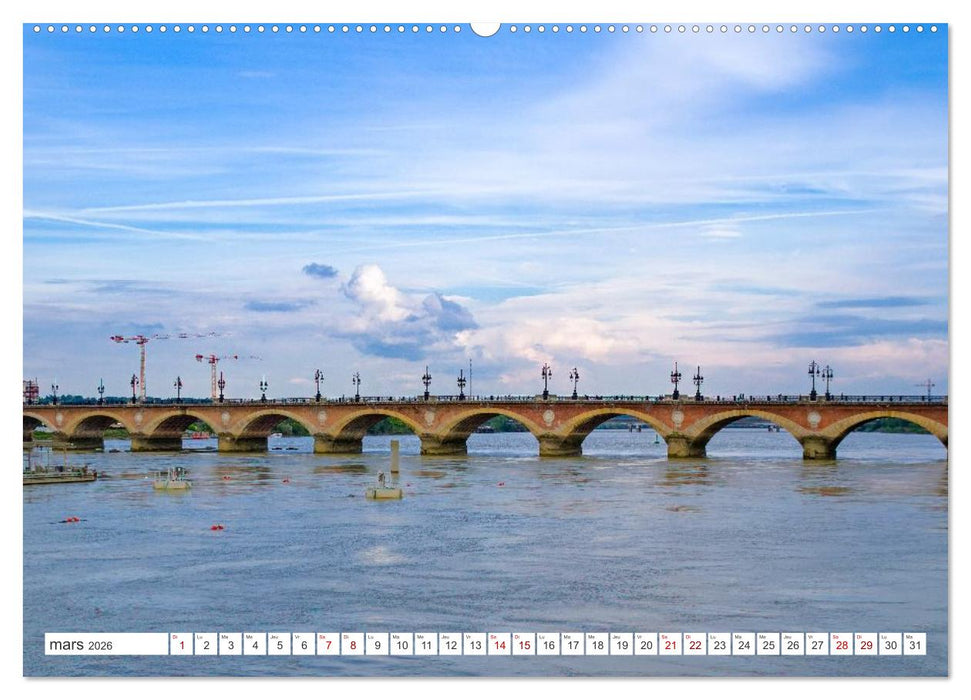 Découvrir la région Nouvelle-Aquitaine (CALVENDO Calendrier supérieur 2026)