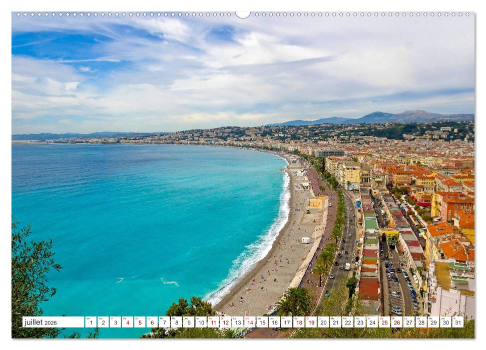 Découverte de la Côte d'Azur (CALVENDO Calendrier supérieur 2026)