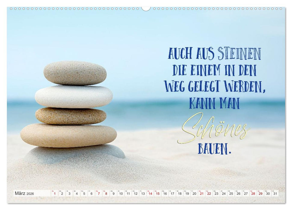 SEELENZEIT Ein Jahr voller Achtsamkeit (CALVENDO Premium Wandkalender 2026)