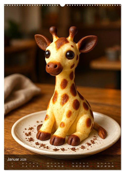 Tierische Desserts (CALVENDO Wandkalender 2026)