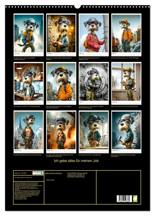 Ich gebe alles für meinen Job (CALVENDO Wandkalender 2026)