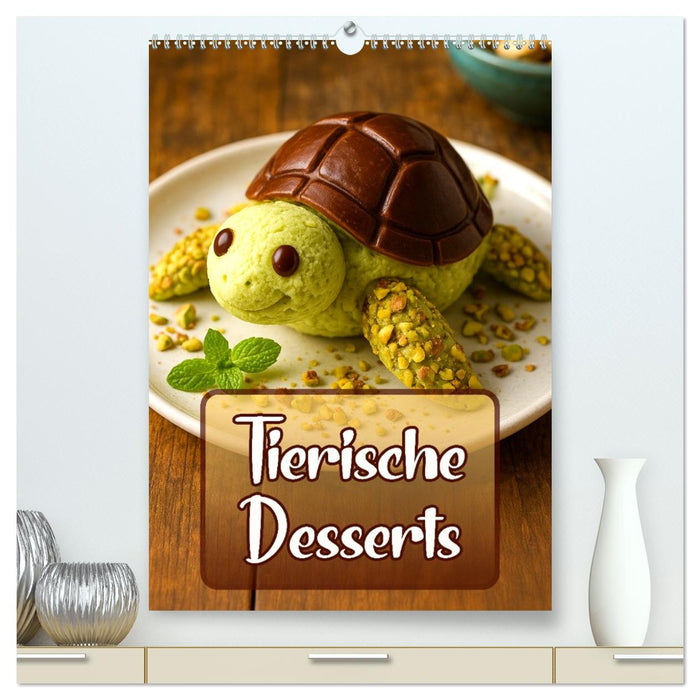 Tierische Desserts (CALVENDO Premium Wandkalender 2026)