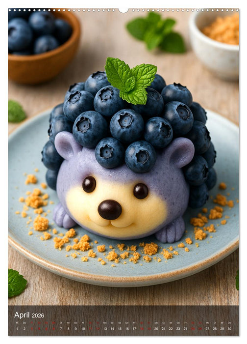Tierische Desserts (CALVENDO Premium Wandkalender 2026)