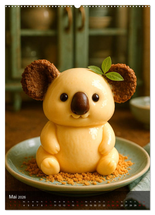 Tierische Desserts (CALVENDO Premium Wandkalender 2026)