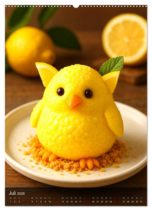 Tierische Desserts (CALVENDO Premium Wandkalender 2026)