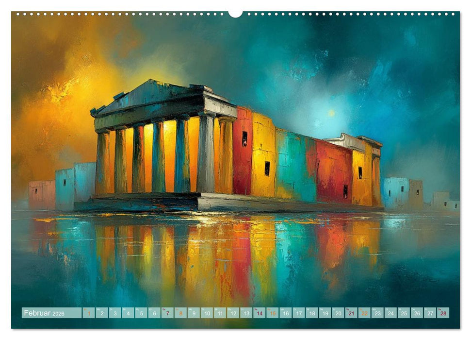 Visionen aus Linie und Raum (CALVENDO Wandkalender 2026)