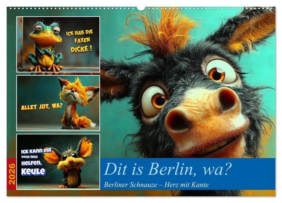 Dit is Berlin, wa? (CALVENDO Wandkalender 2026)