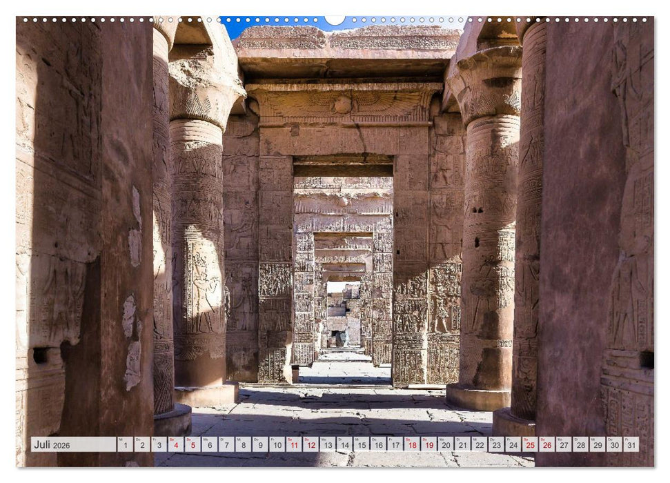 Stilvolles Segeln auf dem Nil mit einer Dahabeya (CALVENDO Premium Wandkalender 2026)