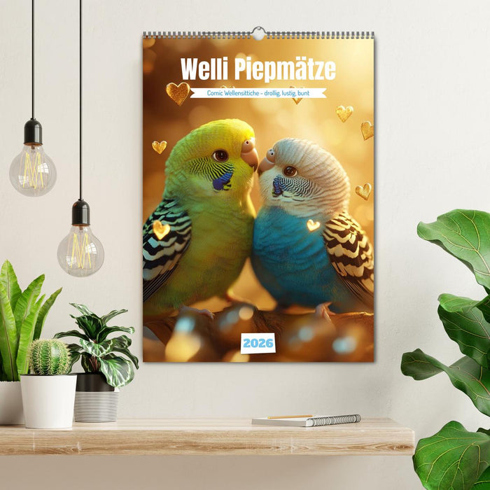 Welli Piepmätze (CALVENDO Wandkalender 2026)